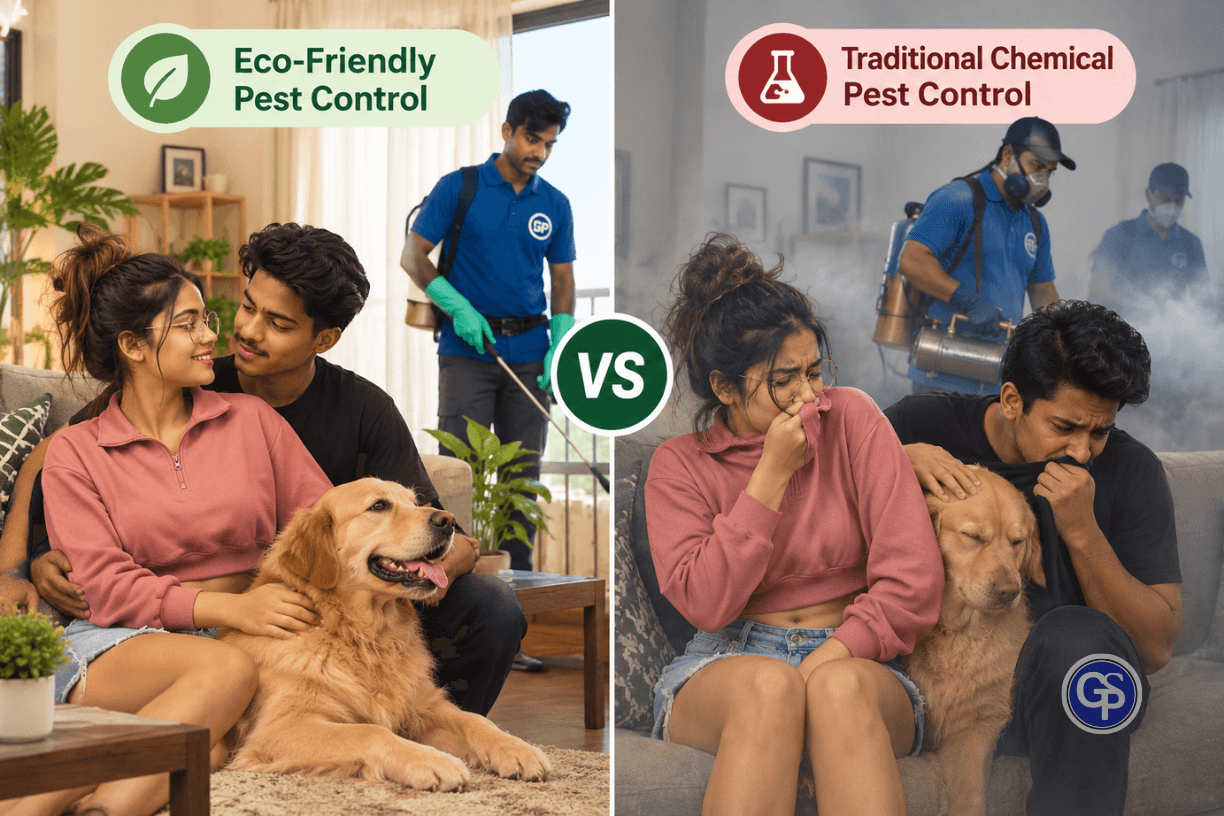 Eco-Friendly Pest Control vs. Traditional Chemical Pest Control