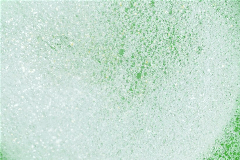 Dish soap in water